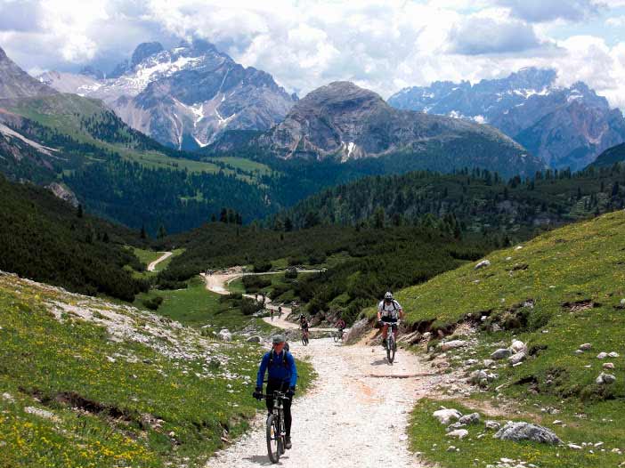 Viaje en bici por los Alpes