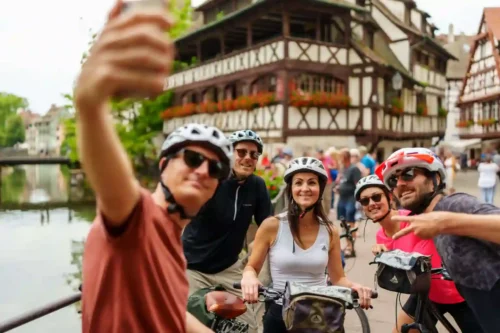 Alsace Bike Trip - Cycling Group in Strasbourg, Circular Bike Route through Alsace with Pangea Routes